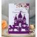 Wedding Card Design Laser Cut Castle And Carriage Invitation Iridescent  Card Greeting Card